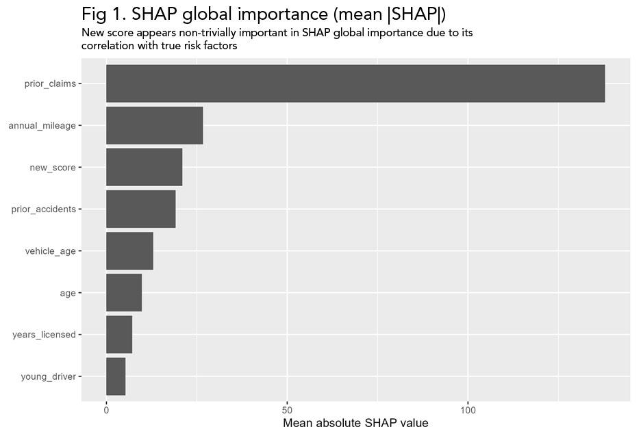 Graph - Shap global importance
