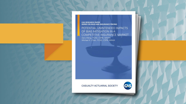 Cover of white paper in front of yellow banner