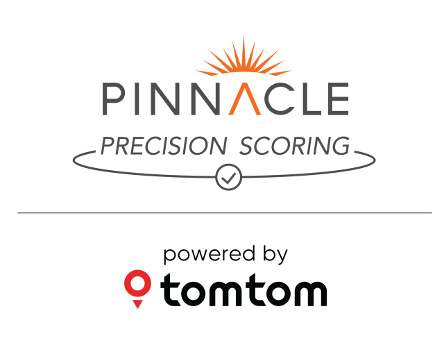 Pinnacle Precision Scoring powered by TomTom Logo
